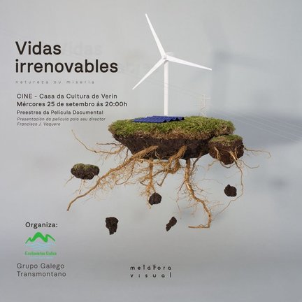 20240925 Cine Verín docu Vidas Irrenovables grupo galego trasmontano