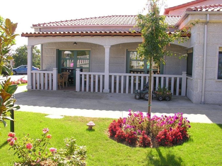 Una vista de la Residencia Monte Barrio, en Riós. | FOTO : Cedida.