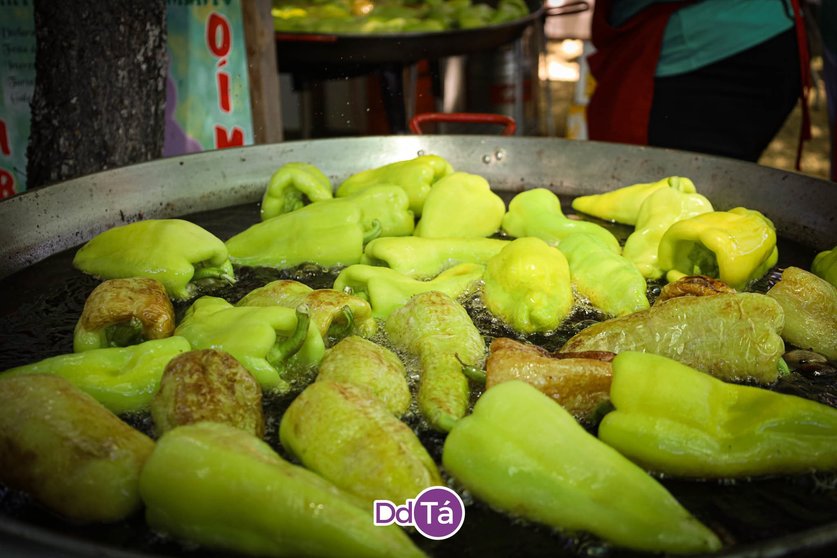 Plato elaborado durante la Feria del Pimiento de Oimbra de 2023