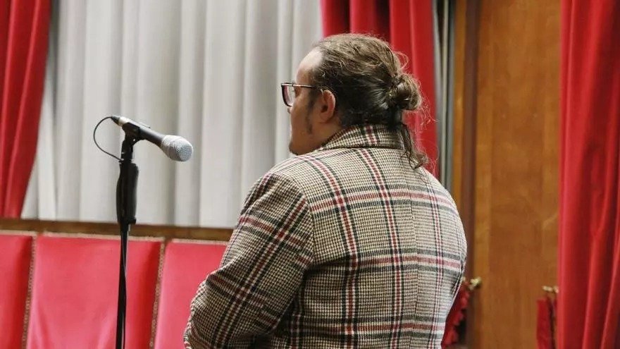 El acusado Pablo Miguel F. D. S., en la vista celebrada en la Audiencia Provincial de Ourense. | FOTO: Iñaki Osorio (FDV)