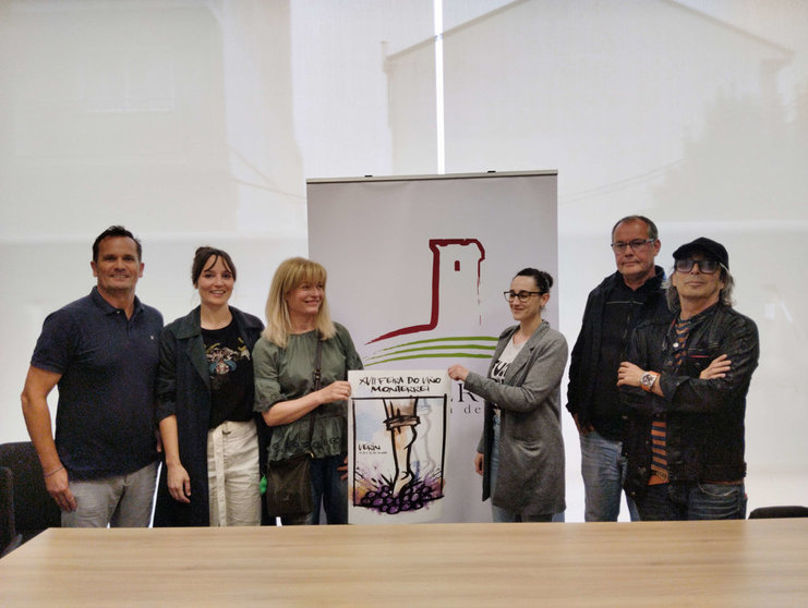 Jonatás Gago, Samanta Barreira, María del Pilar Salgado, Noelia Manzano, Ernesto Rodríguez y Fernando Barreira, los miembros del jurado.