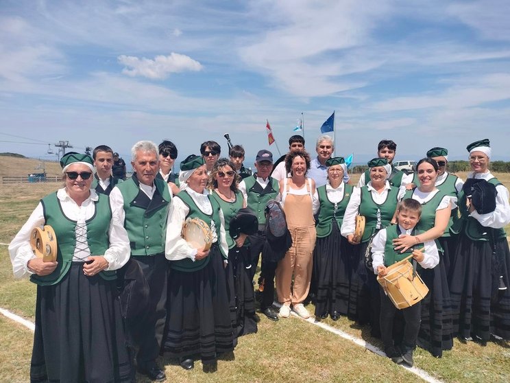 20240728 Banda de Gaitas de Riós, XV cetame celtibérico de bandas de gaitas en Manzaneda, 3 posto