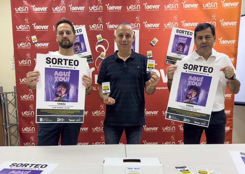 Presentación del sorteo organizado por Aever y el FIC Vía XIV.