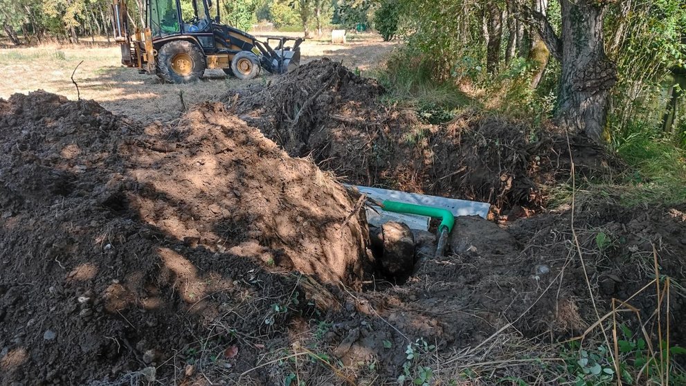 Avería reparada en el suministro de agua en A Preguiza, en el Concello de Verín.